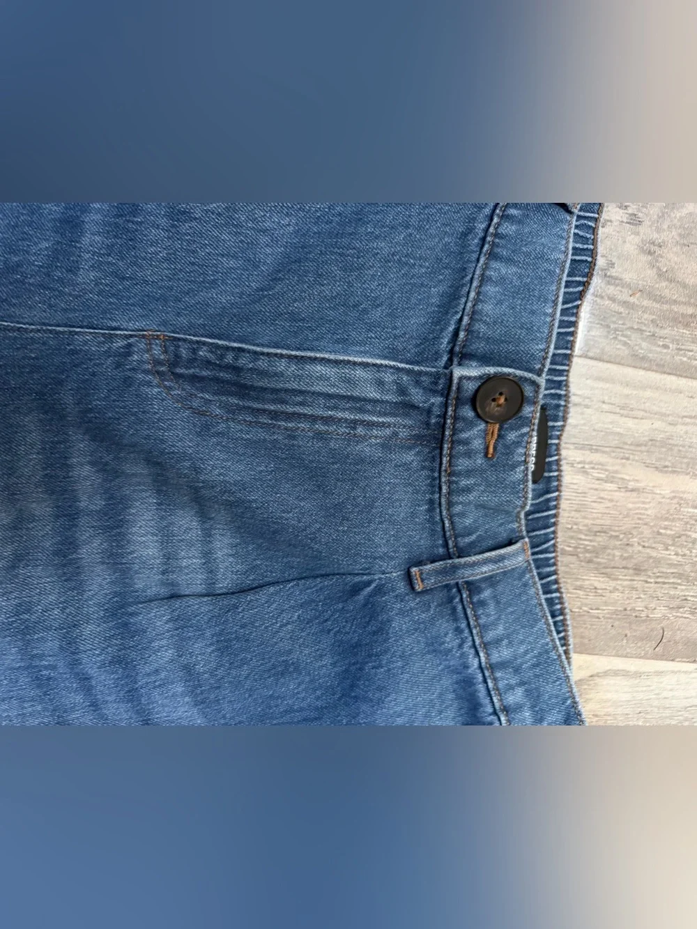 Express Women's Light Blue Denim Shorts